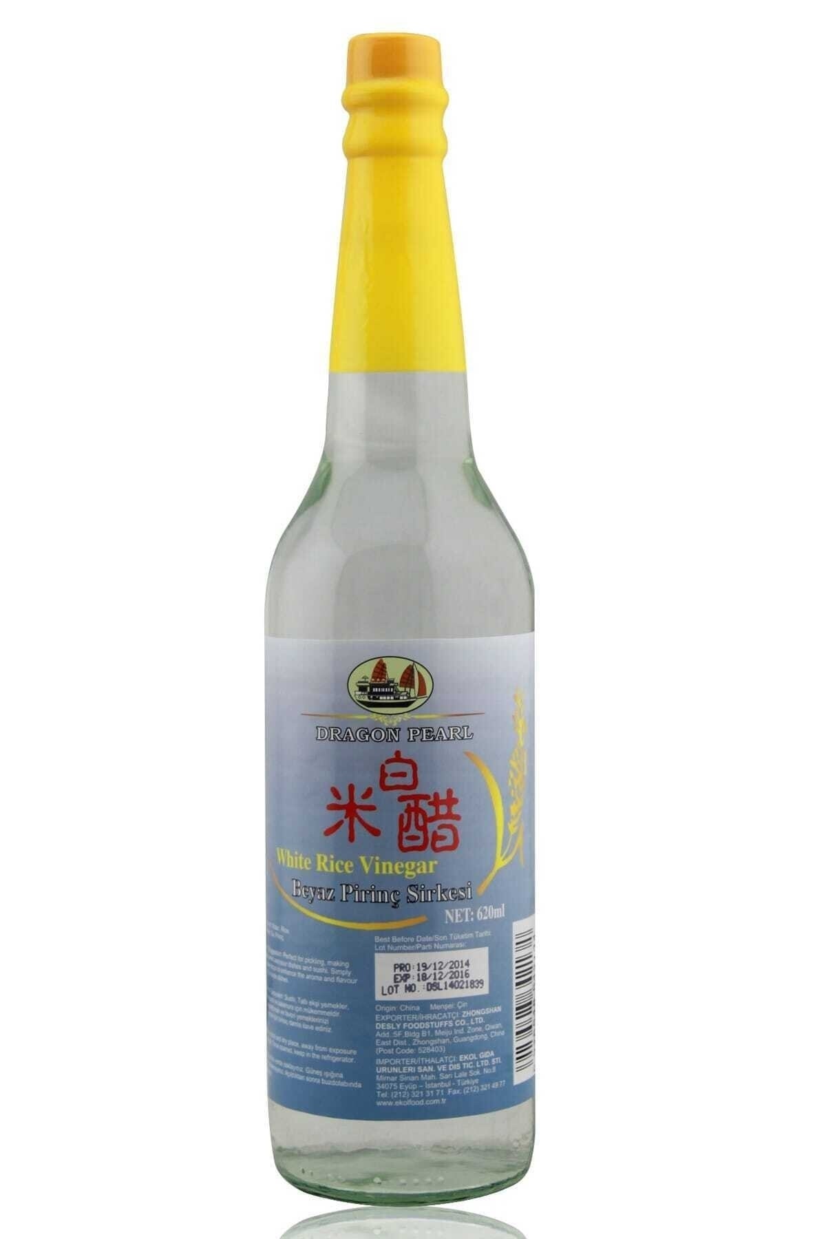 Dragon Pearl Beyaz Pirinç Sirkesi 620 ml White Rice Vinegar resmi