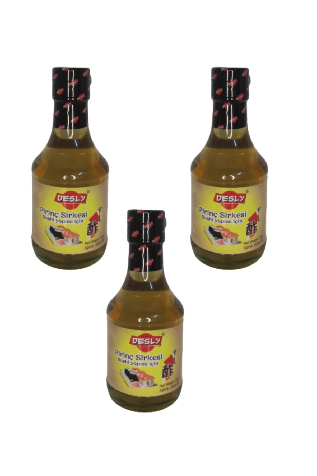 Desly Pirinç / Sushi Sirkesi 200 Ml X 3 Adet resmi