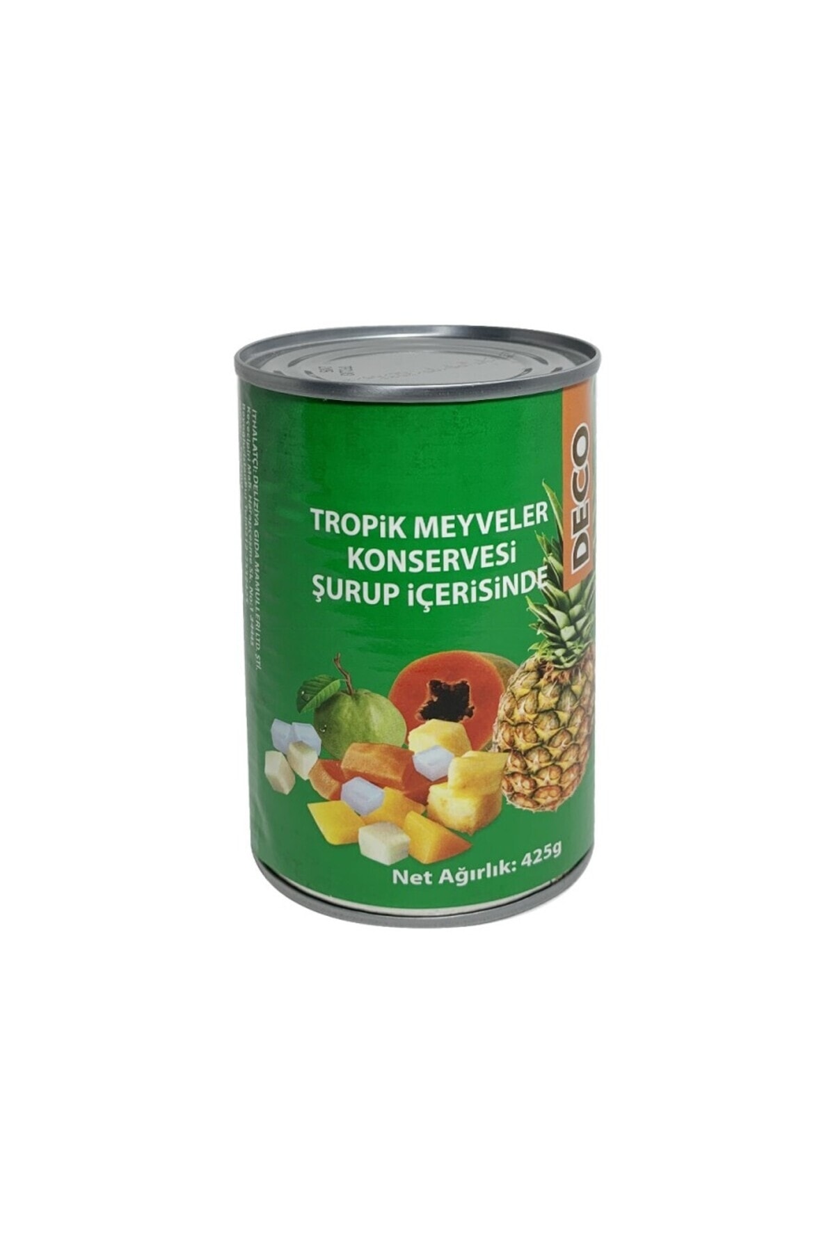 De&Co Tropik Meyveler Konservesi Şurup İçerisinde 250g Canned Tropical Fruits In Syrup resmi